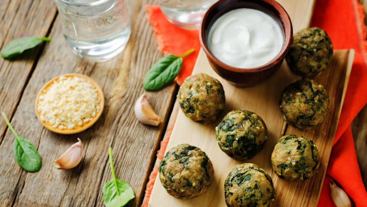 Σπανακοκεφτέδες