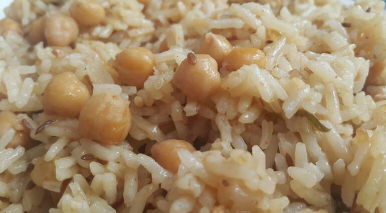 Συνταγή Πιλάφι με ρεβύθια